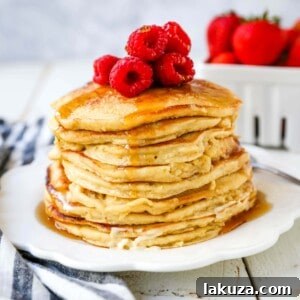 Cottage Cheese Pancakes High-protein gluten-free cottage cheese pancakes made a healthy, filling, delicious breakfast!