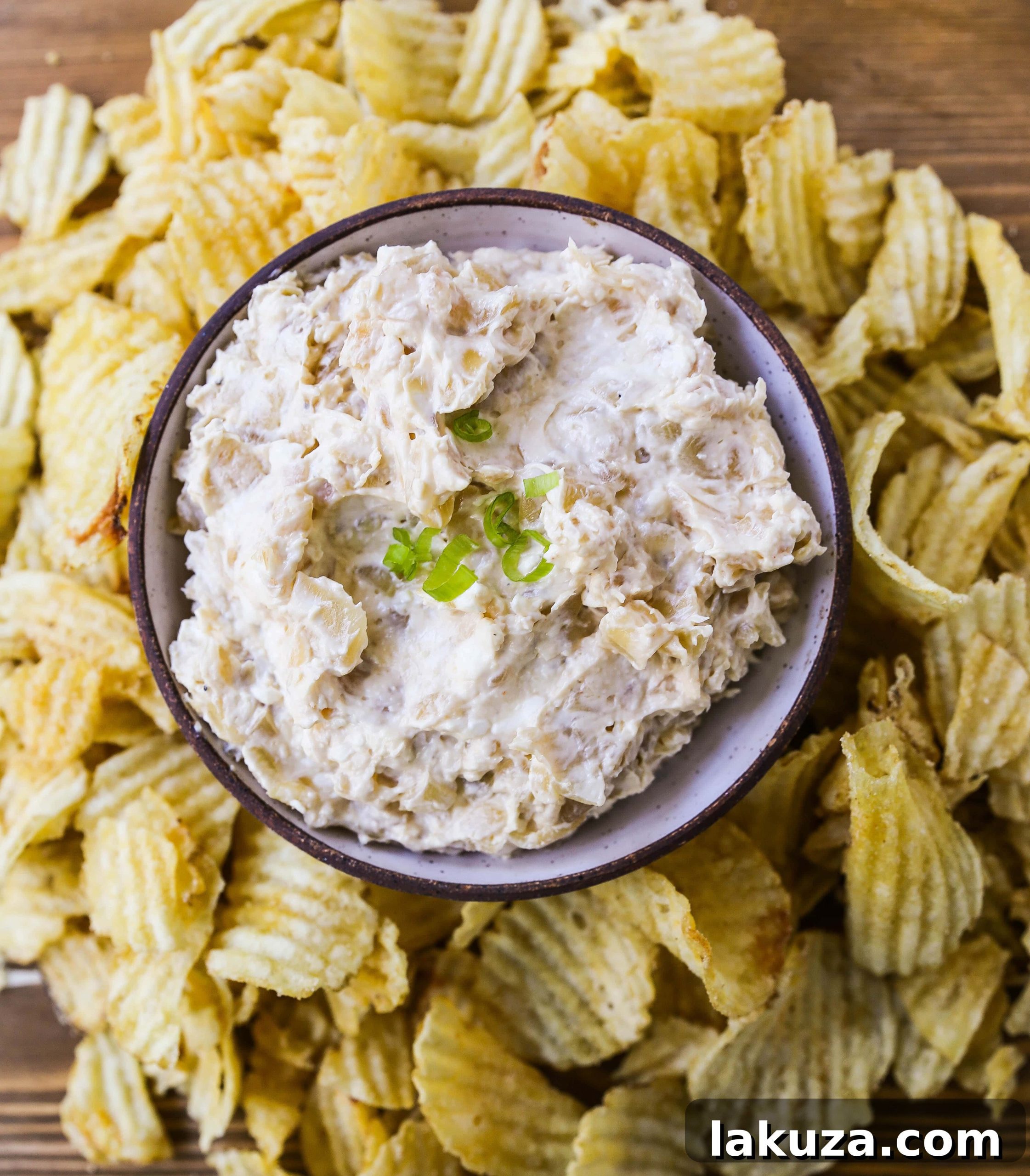 Caramelized Onion Dip 4 French Onion Dip Recipe The best homemade French onion dip made with caramelized onions, sour cream, mayo, and cream cheese. The perfect French onion dip recipe! www.modernhoney.com #frenchoniondip #frenchonion #dip #diprecipe #dips #appetizer