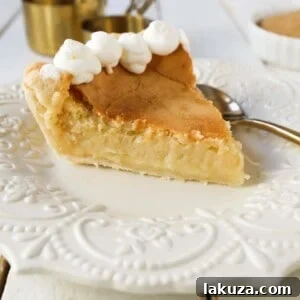 Crisp Caramel Custard Pie 9 Creme Brûlée Pie. A silky smooth vanilla custard in a buttery crust topped with a crisp sugar topping. It is a creamy sweet pie with a touch of tang and will be everyone's favorite pie! www.modernhoney.com #thanksgiving #pie #pies #thanksgivingrecipes #cremebrulee