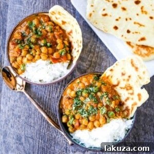 Coconut Chickpea Curry, a rich and flavorful vegan meal