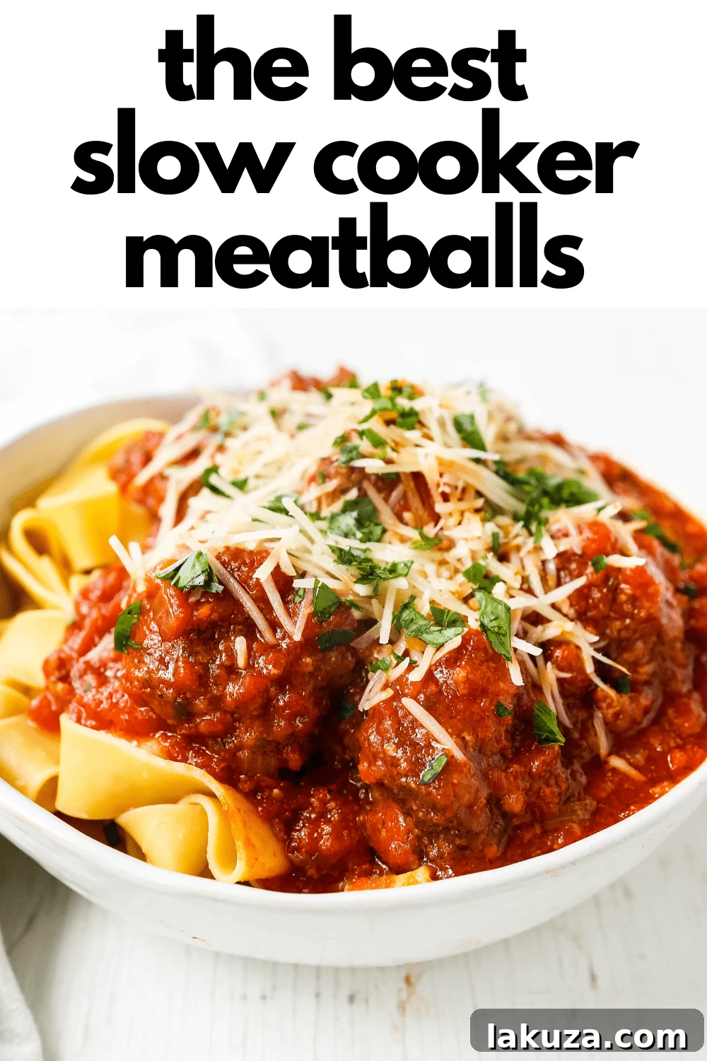 Set It and Forget It Meatballs 5 Serving Slow Cooker Meatballs with Pasta