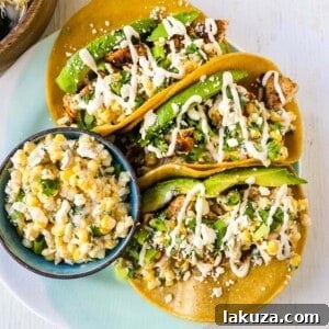 Thumbnail of a delicious Mexican Street Corn Chicken Taco recipe