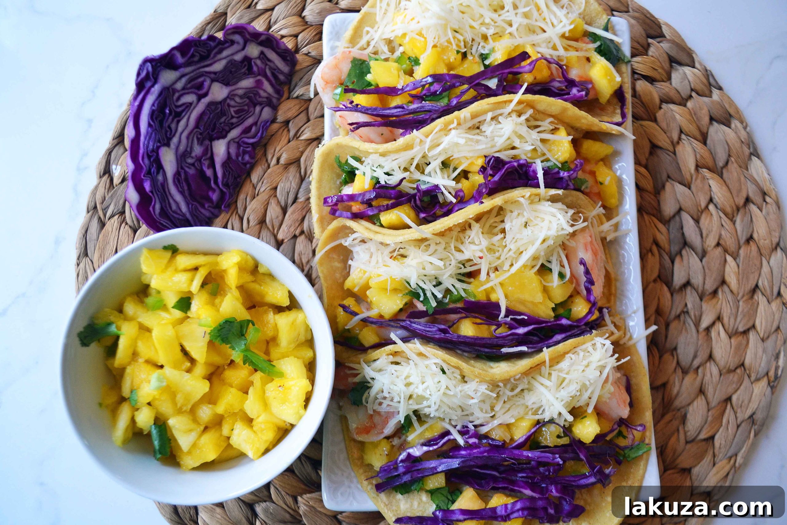 Tropical Honey Lime Shrimp Tacos with Pineapple Salsa 2 Honey Lime Shrimp Tacos with Pineapple Salsa - The Ultimate Summer Grilling Recipe