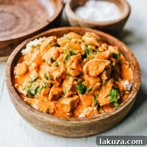 Flavorful and authentic Thai Red Chicken Curry, a perfect homemade meal for any occasion. Modern Honey Recipe.