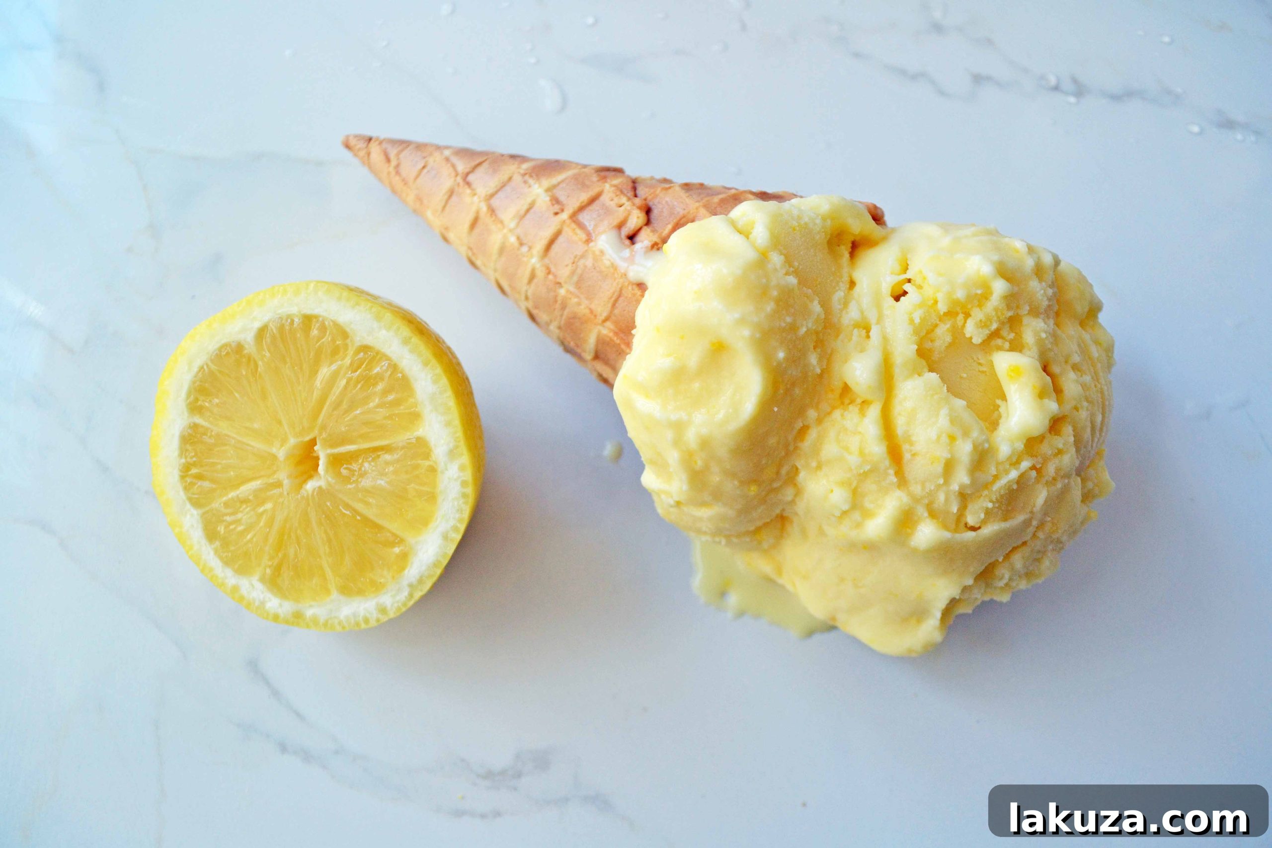 Lemon Zing Darling Delight 2 Pucker Up Buttercup Lemon Ice Cream by Modern Honey l www.modernhoney.com