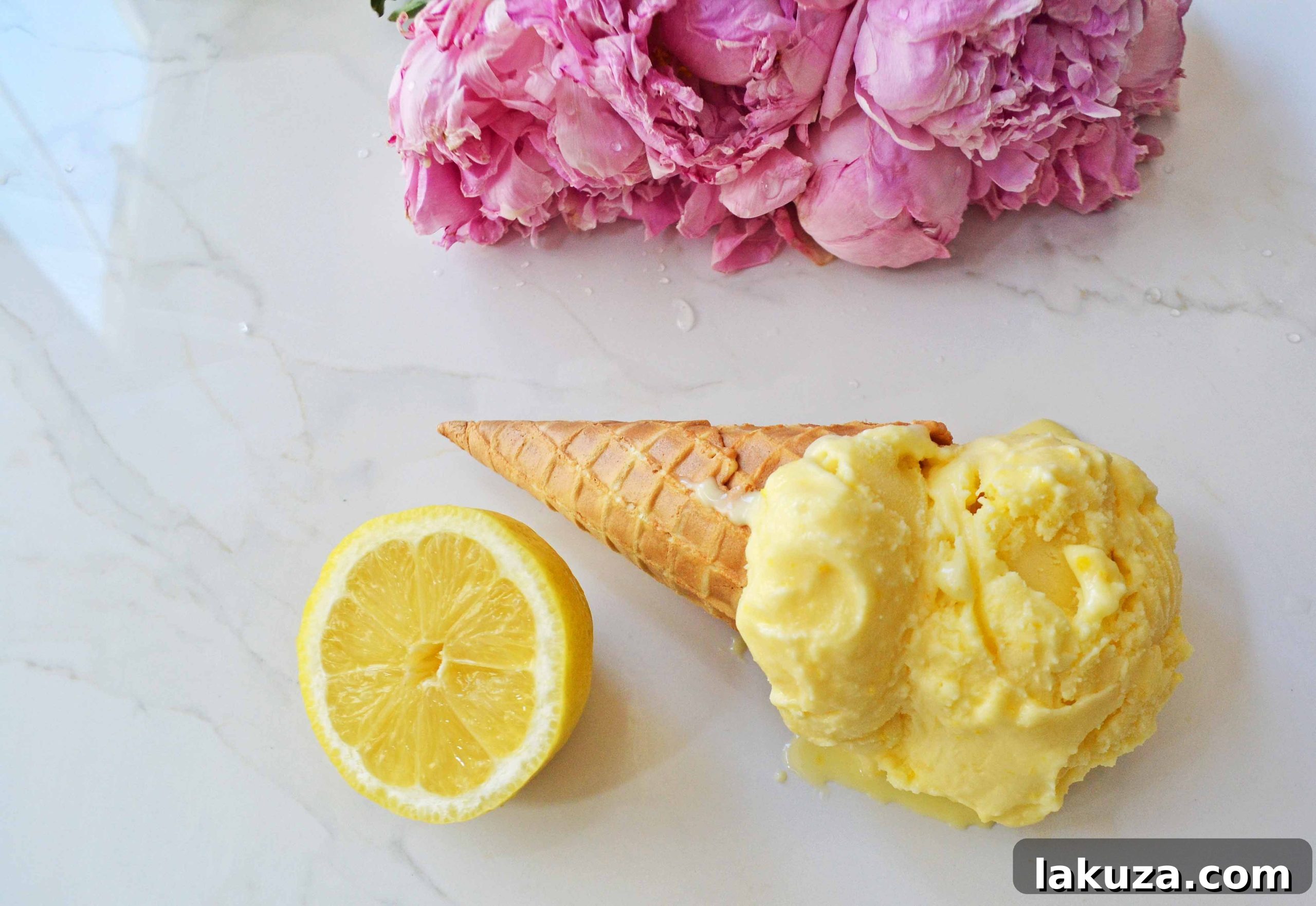 Lemon Zing Darling Delight 4 Pucker Up Buttercup Lemon Ice Cream by Modern Honey l www.modernhoney.com