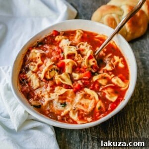 Wholesome Garden Tortellini Soup 8 Tuscan Tortellini Vegetable Soup: The perfect robust and flavorful Italian meal