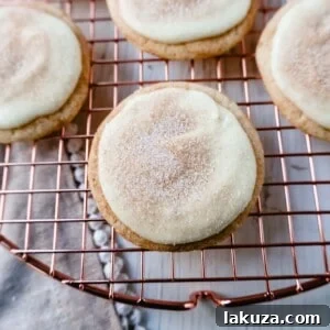Frosted Snickerdoodle Cookies Recipe image