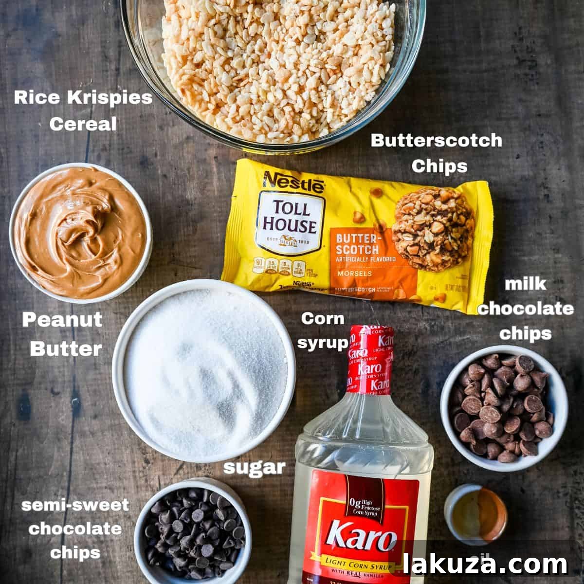 Scotcheroos Ingredients. What is in Scotcheroos bars.