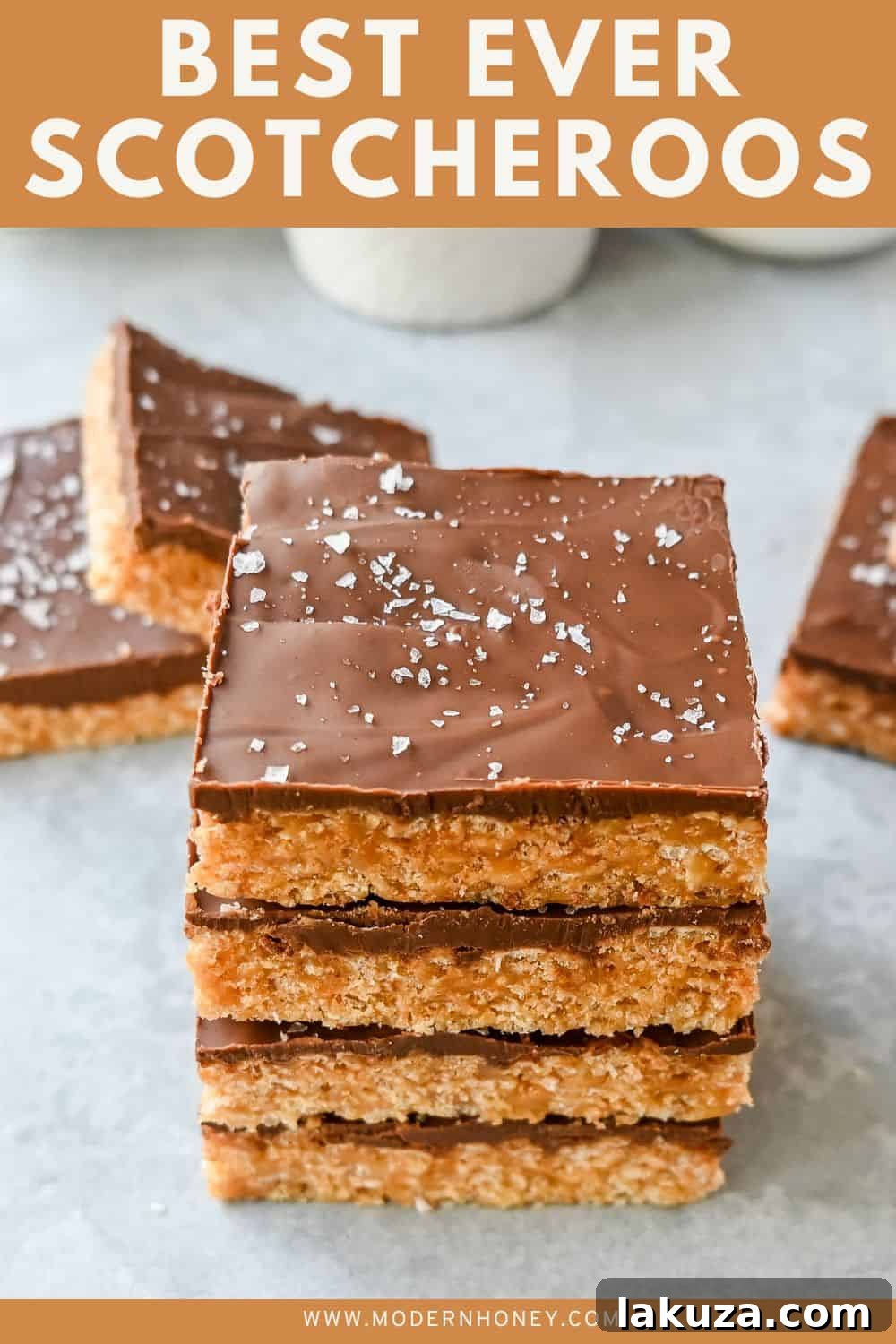 Best Scotcheroos Recipe. A popular dessert bar made with chocolate, peanut butter, butterscotch, and Rice Krispies. An easy no-bake dessert bar made in minutes!