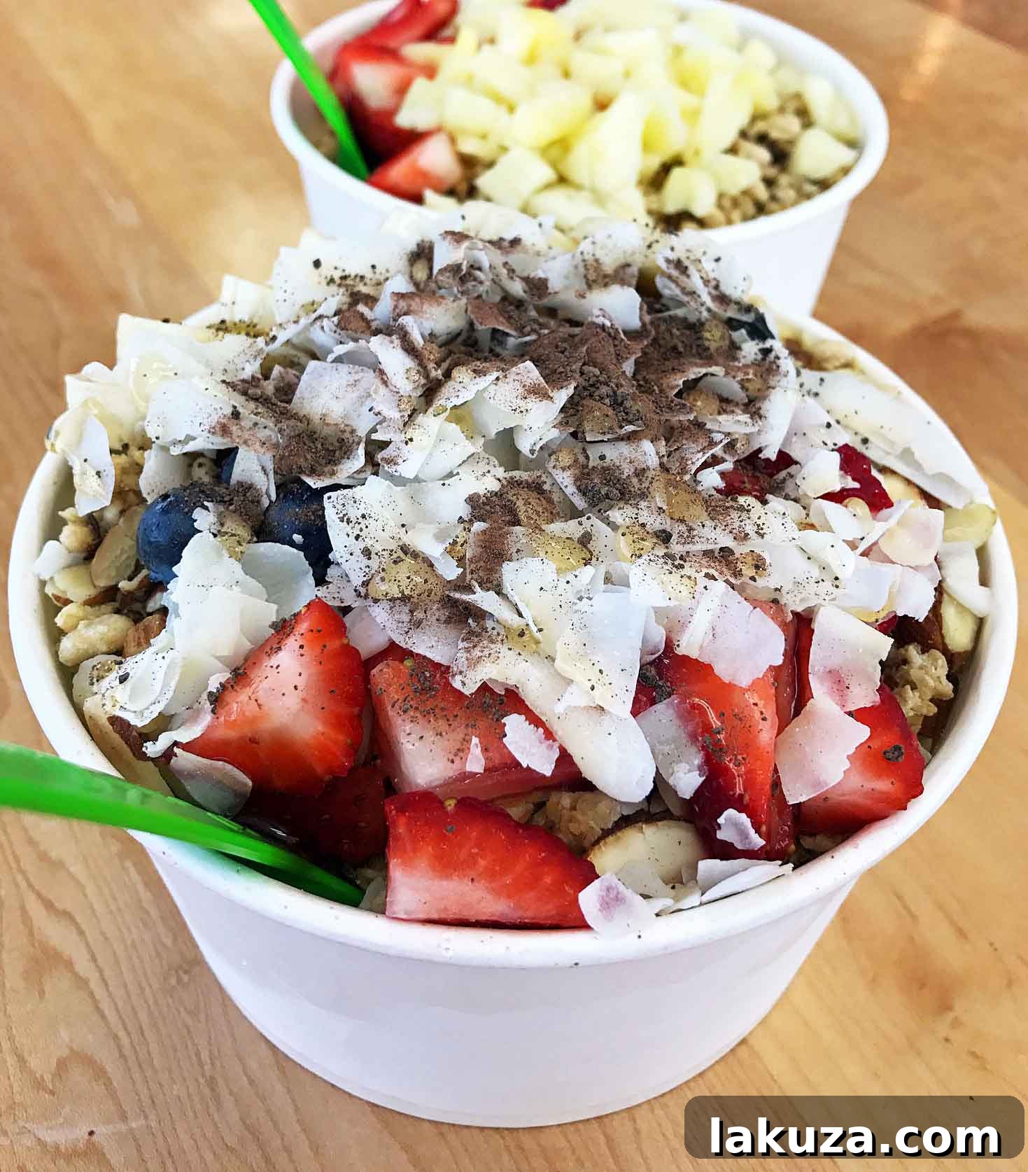 Genuine Fresche's Chocolate Coconut Acai Bowl is a personal favorite, a delicious and healthy treat in Arizona.