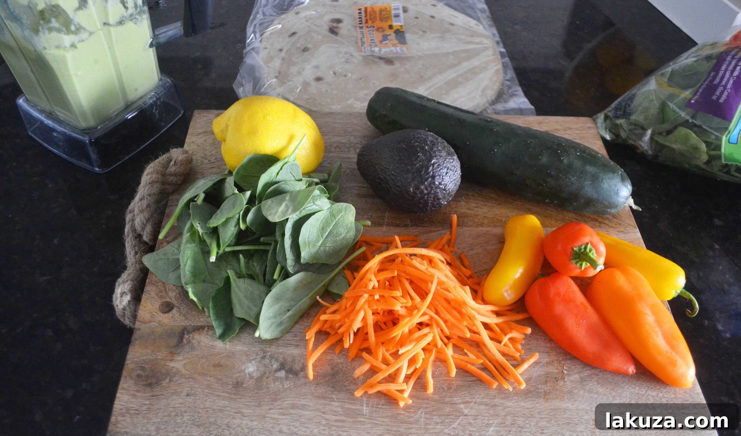 A selection of healthy Avocado Ranch Hummus Veggie Wraps, beautifully arranged for a wholesome meal.