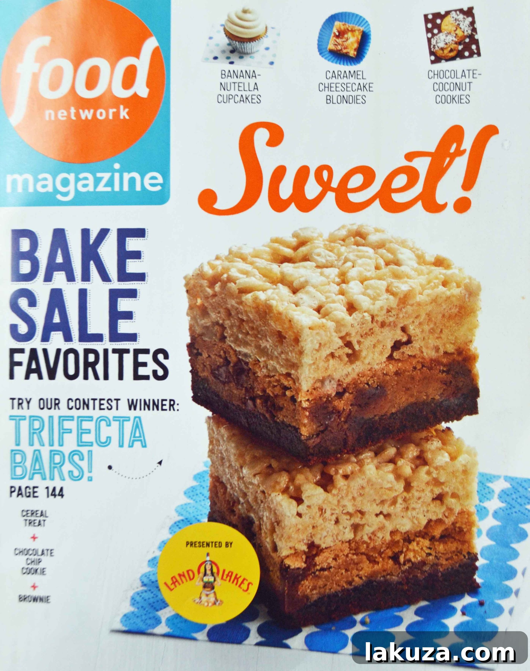 Triple Threat Bars 5 Bake Sale Trifecta Bars Food Network Magazine by Melissa Stadler with Modern Honey l www.modernhoney.com