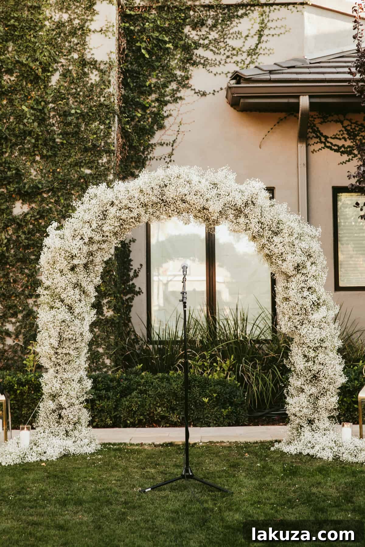 Baby's Breath Wedding Arch