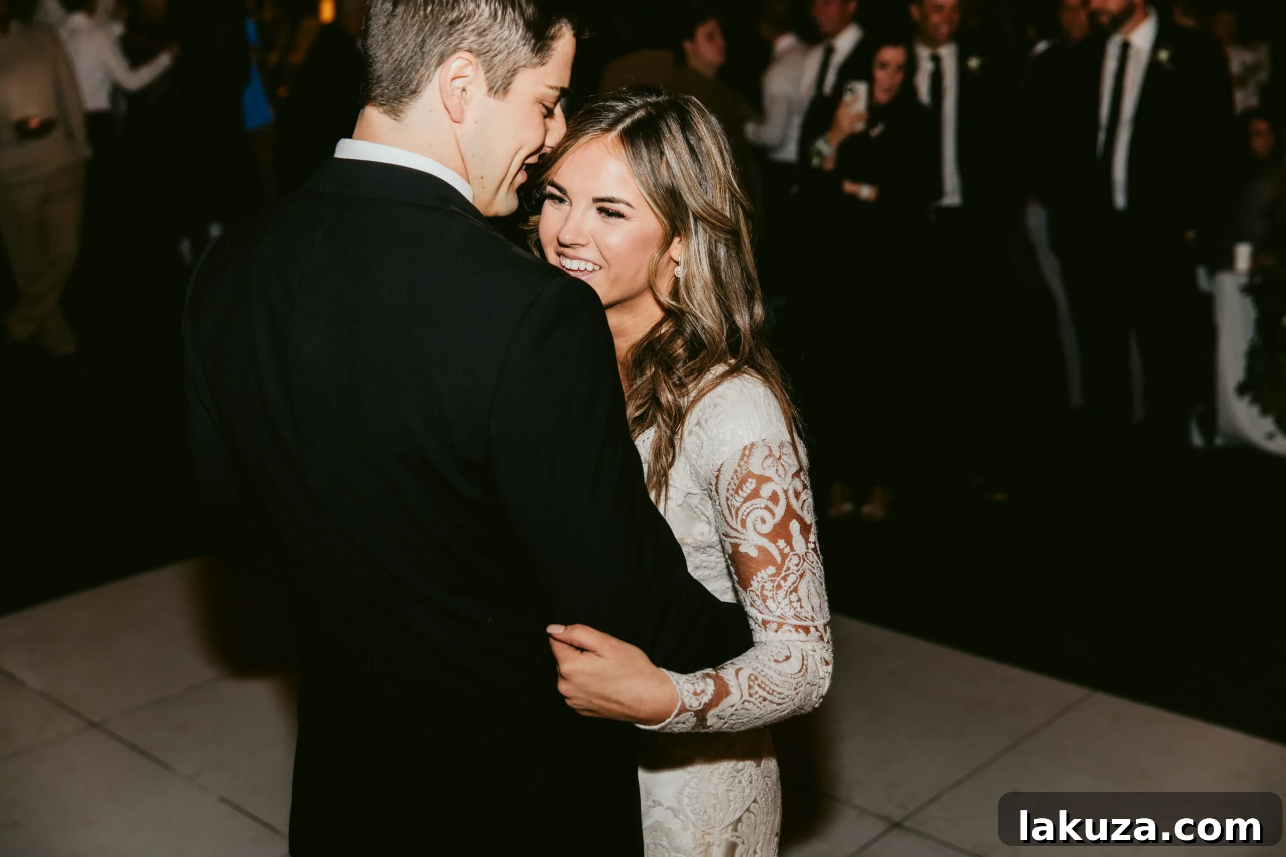 Groom dancing with his mother at the wedding