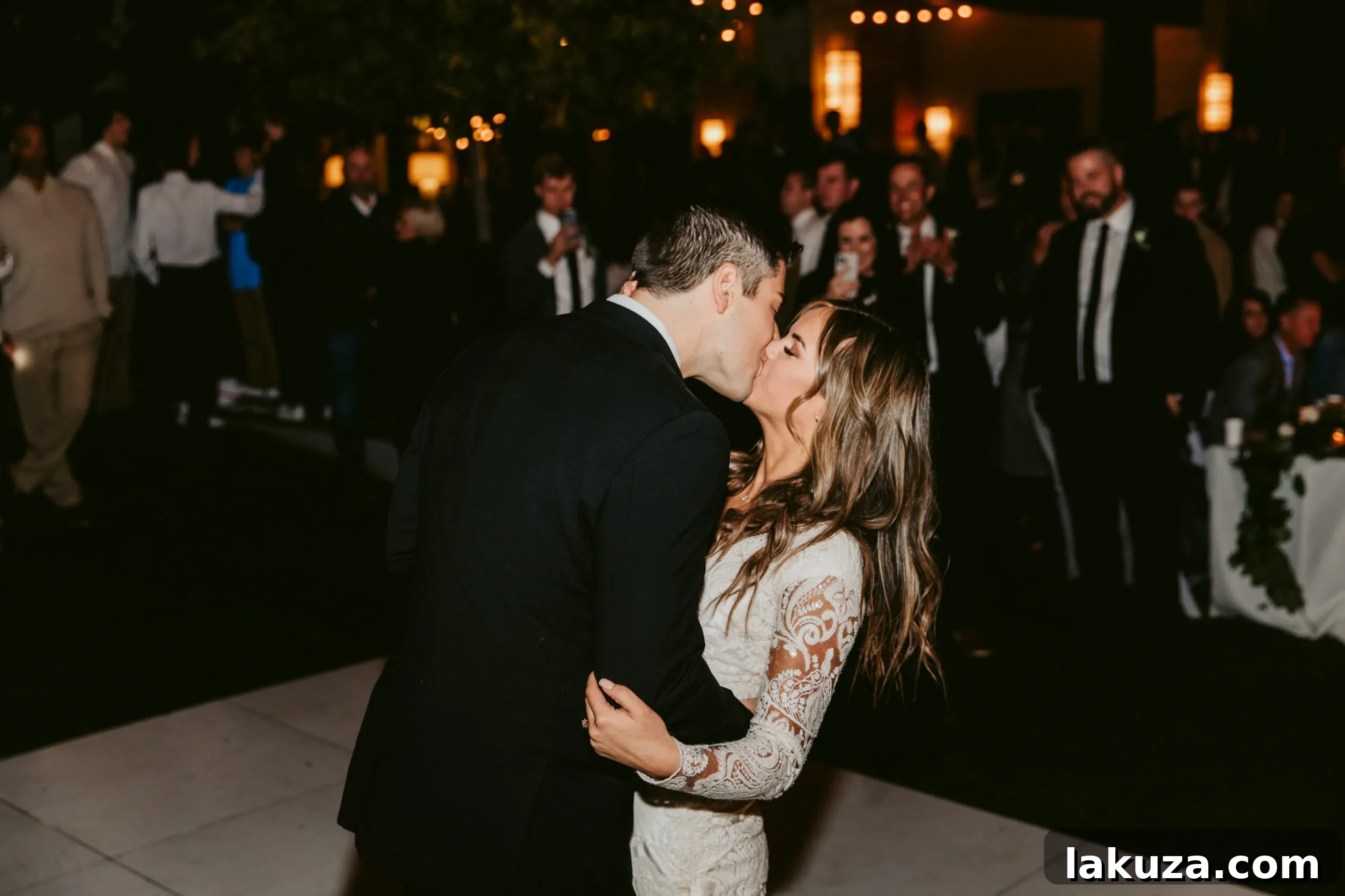 Joyful wedding dance floor moments
