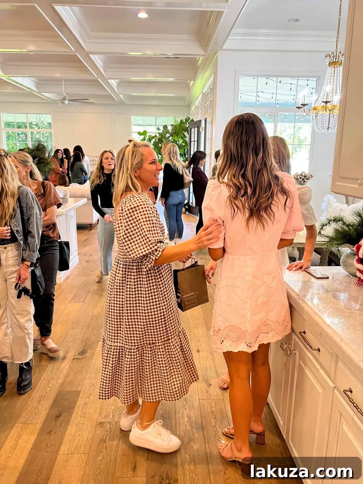 Beautifully decorated bridal shower dessert spread
