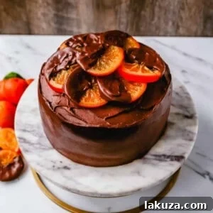 Moist, decadent chocolate orange cake with a creamy chocolate orange frosting