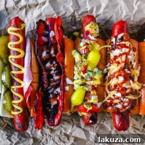 How to create the ultimate Gourmet Hot Dogs with all of the delicious hot dog toppings. You can create famous hot dogs such as Chicago Dogs, Chili Dogs, and even BBQ Bacon Dogs. Tips on how to turn an ordinary hot dog into the most flavorful hot dog you will ever eat!