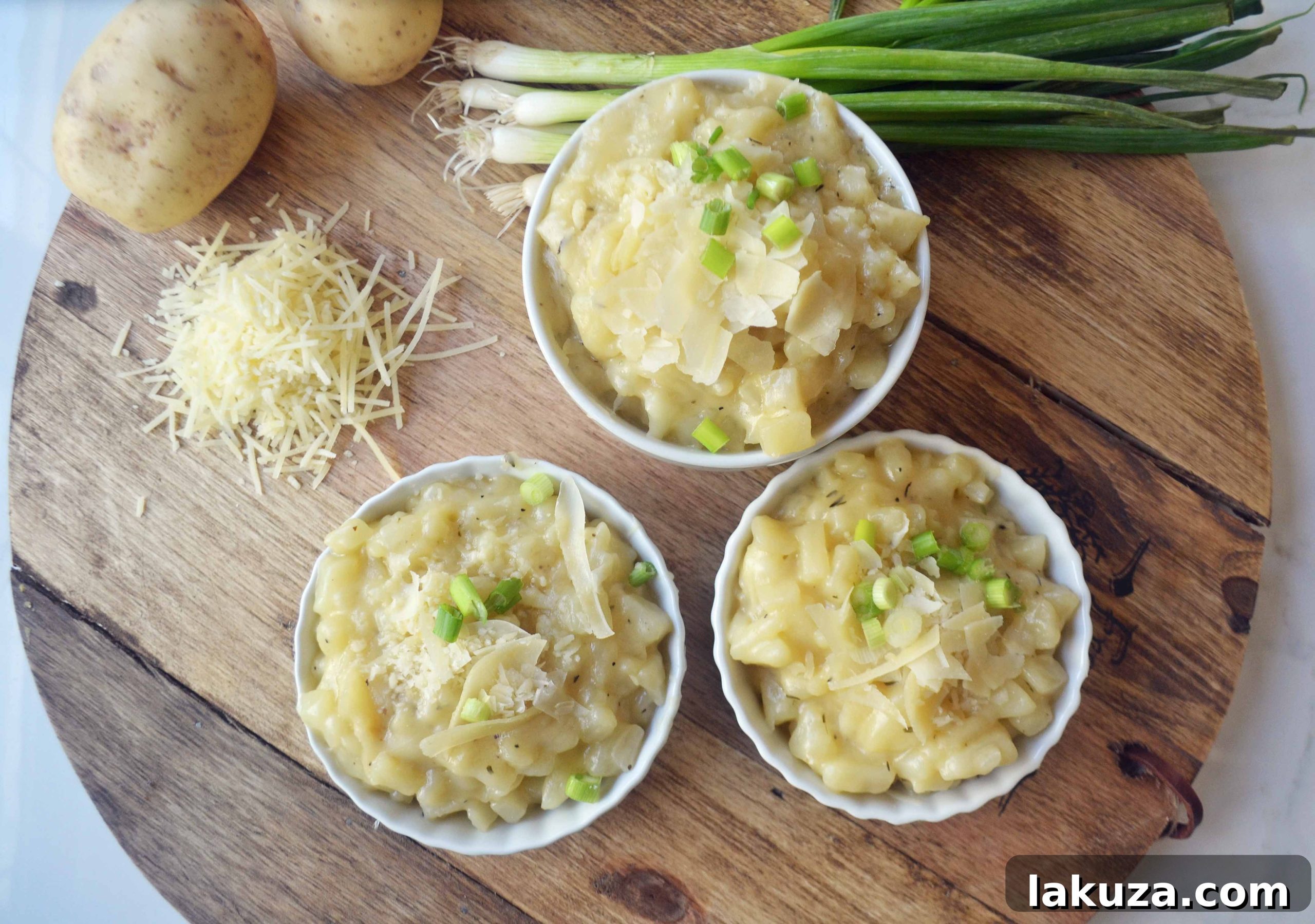 Parmesan Potato Risotto by Modern Honey l www.modernhoney.com