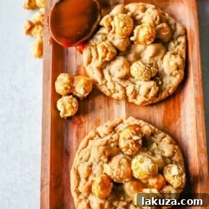 Caramel Popcorn Cookies