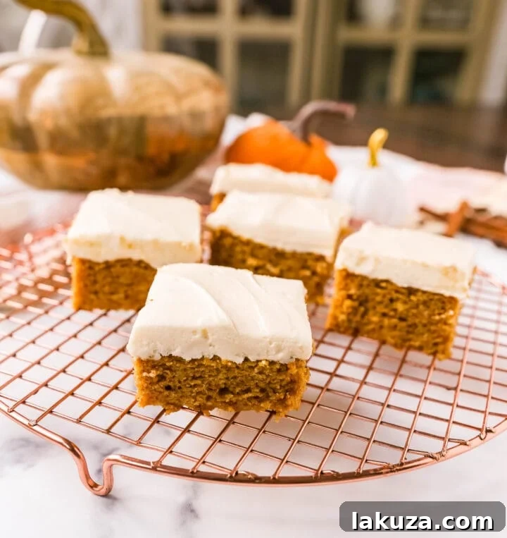 Spiced Pumpkin Bars with Tangy Cream Cheese Frosting 5 Bowl of homemade Cream Cheese Frosting for Pumpkin Bars