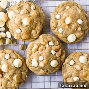 White Chocolate Coconut Macadamia Nut Cookies