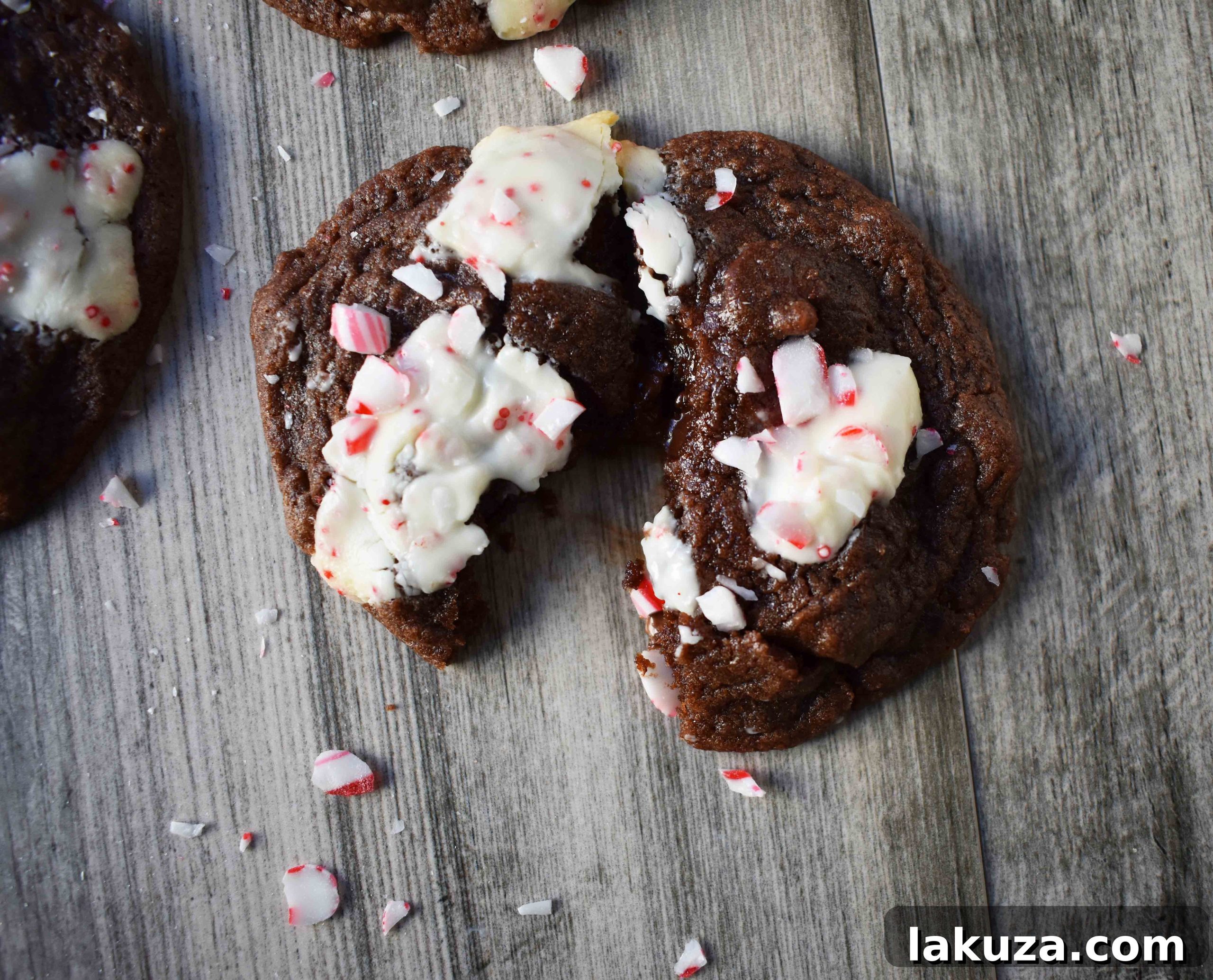 80 Irresistible Christmas Cookie Recipes 20 Mrs. Claus Chocolate Peppermint Cookies: rich chocolate chunk cookies with peppermint bark and candy canes. A most popular Christmas cookie!