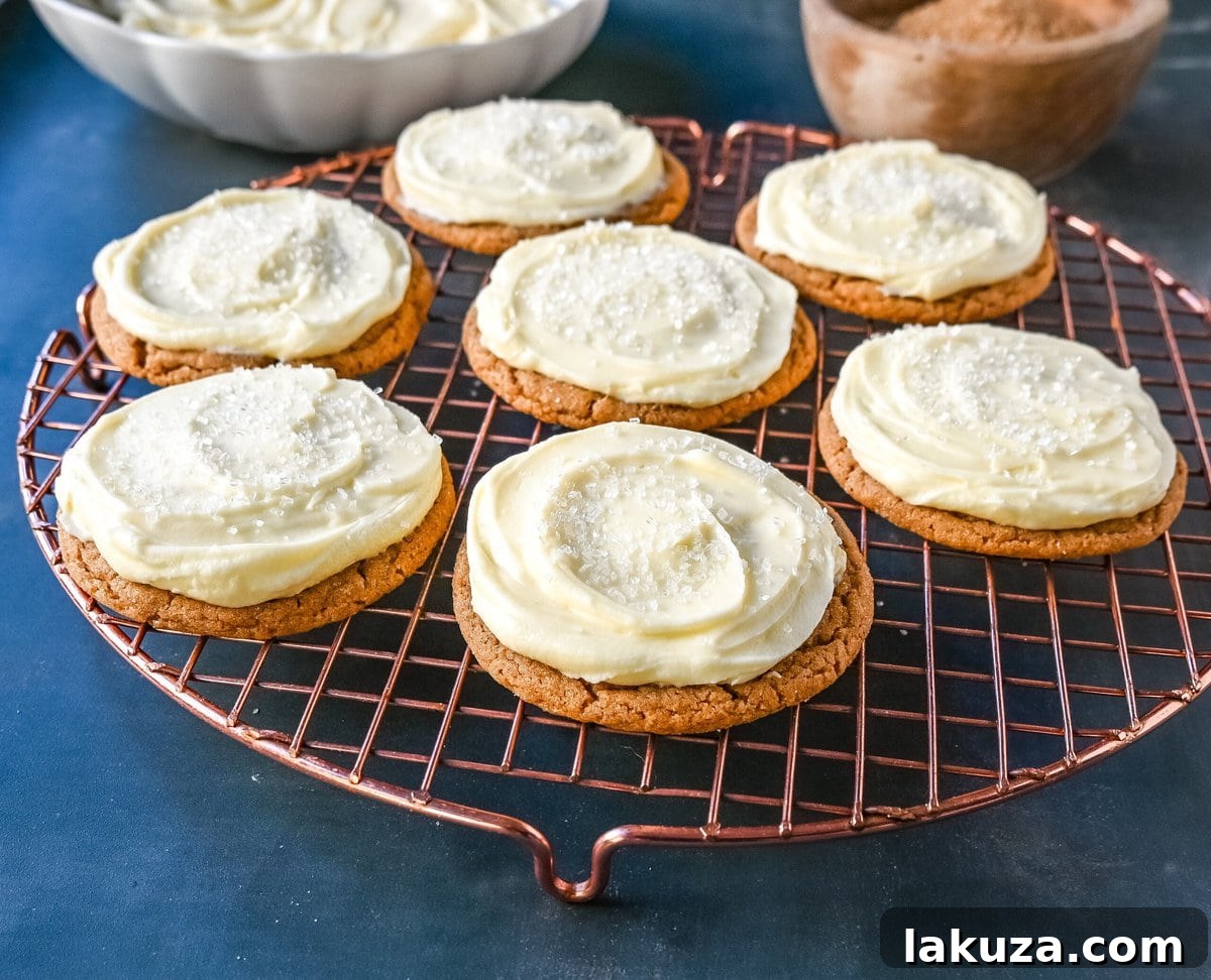 80 Irresistible Christmas Cookie Recipes 22 Soft Gingerbread Cookies with Cream Cheese Frosting. Chewy, spiced ginger molasses cookies crowned with homemade cream cheese frosting. A quintessential Christmas cookie!