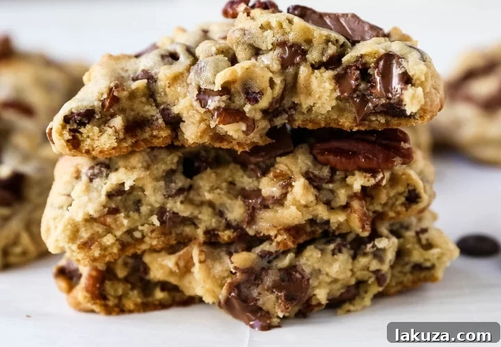 80 Irresistible Christmas Cookie Recipes 55 Bakery-Style Milk Chocolate Pecan Cookies. The best large, thick, chewy chocolate chip pecan cookie recipe!