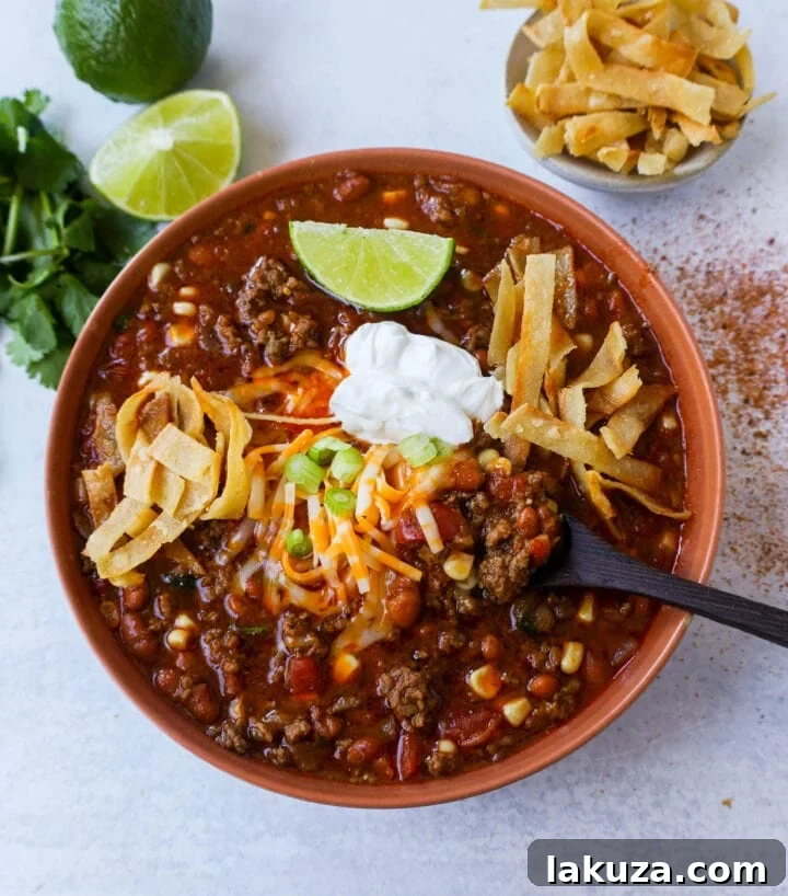 Quick and Easy 30-Minute Taco Soup Recipe