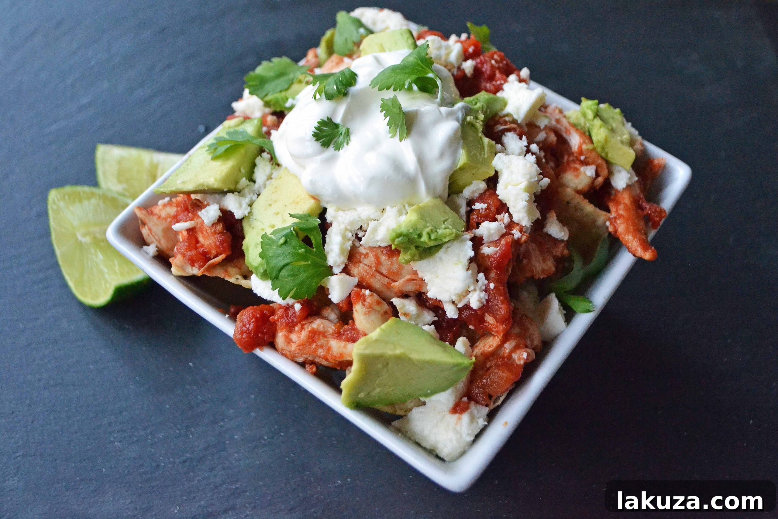 Effortless Chicken Chilaquiles 3 Gluten-Free Chicken Chilaquiles ready in 30 minutes or less