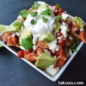 Easy Chicken Chilaquiles, gluten-free and ready in 30 minutes