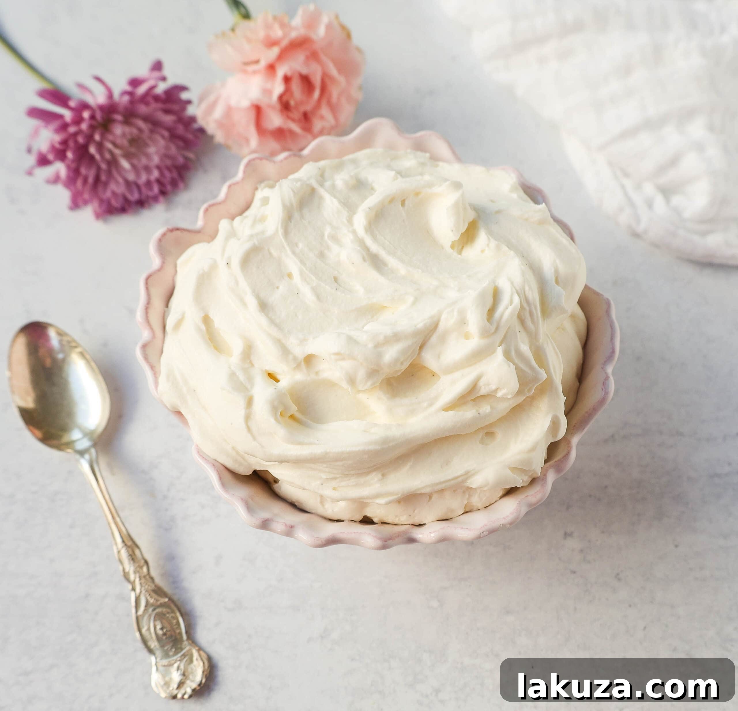 Mascarpone Cream Delight 4 Creamy mascarpone cream is the most delicious and luxurious cake filling, dessert filling, or the perfect spread on any dessert. It is made with heavy cream, mascarpone cheese, powdered sugar, and vanilla or almond extract.