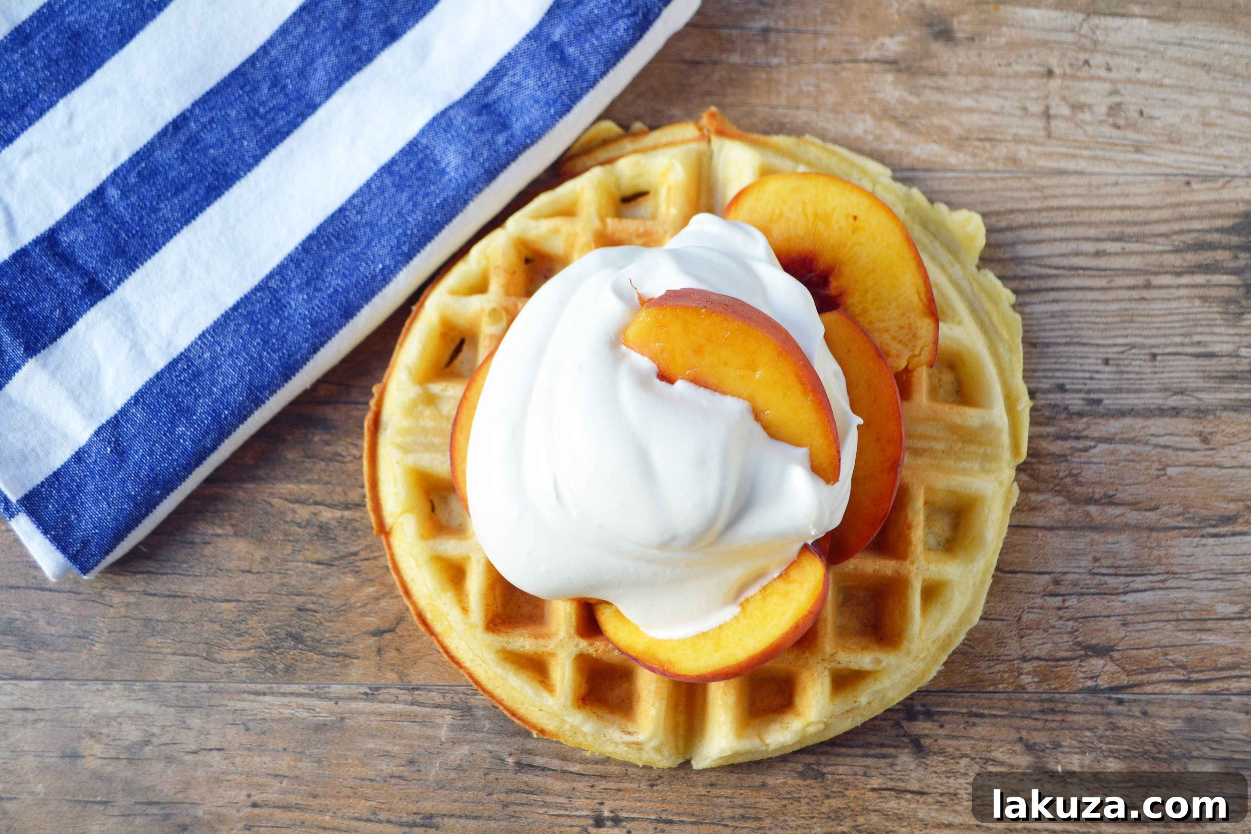 A large batch of Mama Driggs' Famous Buttermilk Waffles ready to be enjoyed.