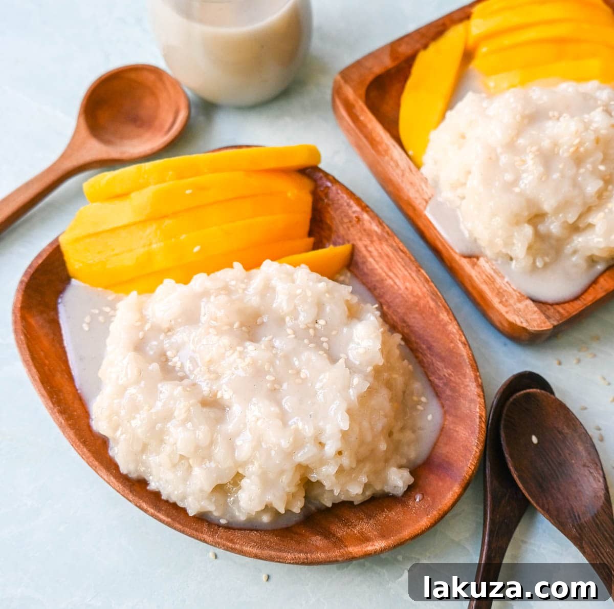 Heavenly Mango Delight 2 Quick, easy, and perfectly sweet homemade sticky rice with fresh mango. How to make this famous Thai mango sticky rice dessert with simple ingredients.