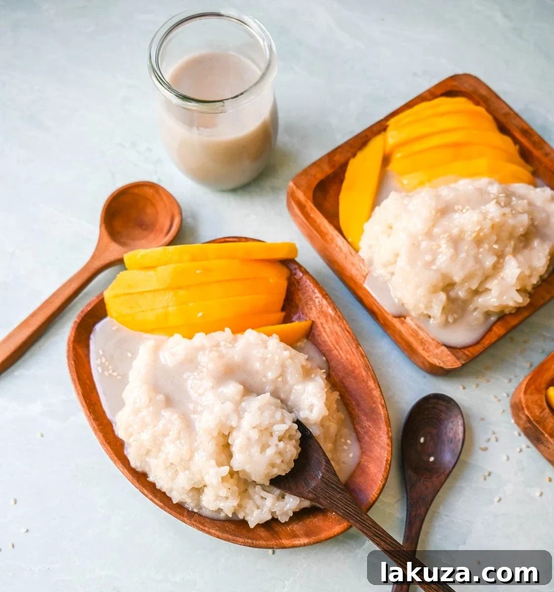 Heavenly Mango Delight 5 Quick, easy, and perfectly sweet homemade sticky rice with fresh mango. How to make this famous Thai mango sticky rice dessert with simple ingredients.