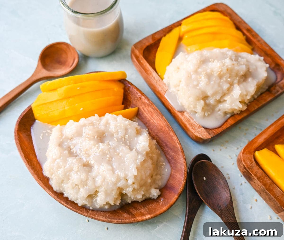 Heavenly Mango Delight 6 Quick, easy, and perfectly sweet homemade sticky rice with fresh mango. How to make this famous Thai mango sticky rice dessert with simple ingredients.
