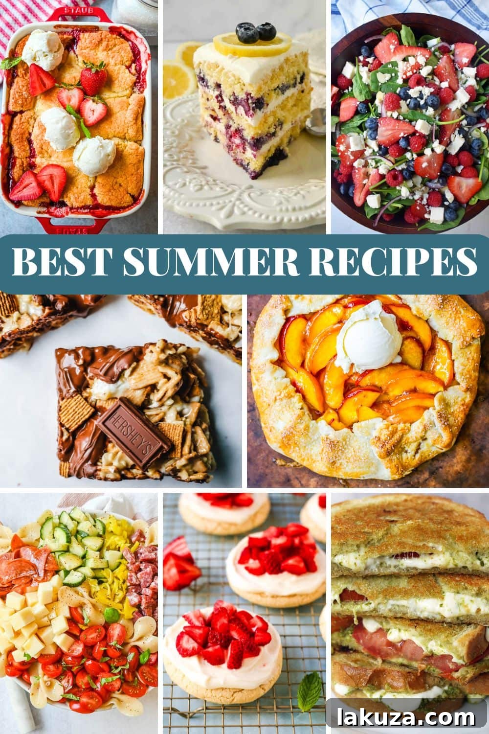 A collection of the best summer recipes highlighting fresh fruits and vegetables abundant in summertime. Here are 100 Best Summer Recipes!