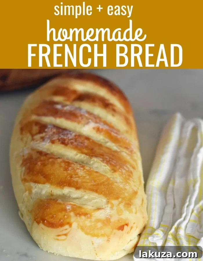 Homemade Bakery French Bread. How to make homemade french bread at home. Quick and easy french bread recipe. www.modernhoney.com #frenchbread #breadrecipe #frenchbreadrecipe