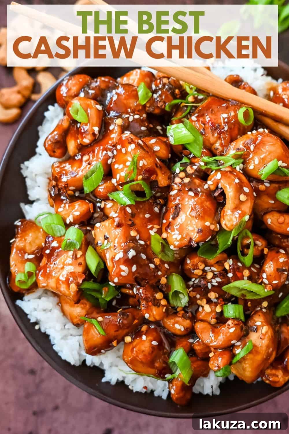 Golden Cashew Chicken Delight 7 How to make Better than Take Out Cashew Chicken at home. This quick and easy cashew chicken is made with chicken, crunchy cashews, in a velvety homemade stir fry sauce.