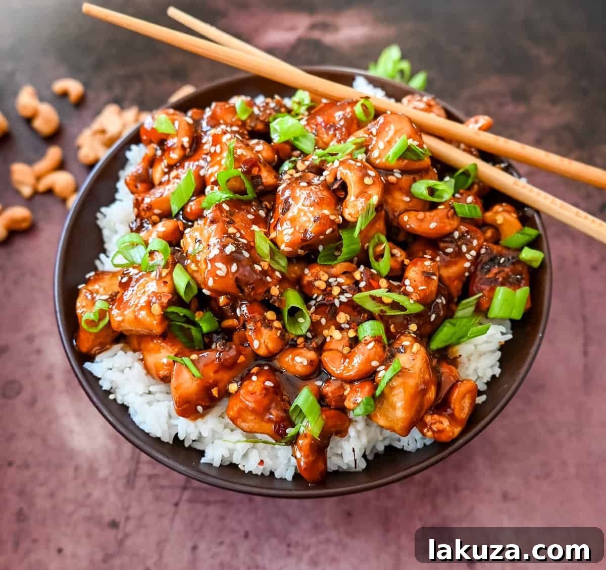 Golden Cashew Chicken Delight 3 How to make Better than Take Out Cashew Chicken at home. This quick and easy cashew chicken is made with chicken, crunchy cashews, in a velvety homemade stir fry sauce.