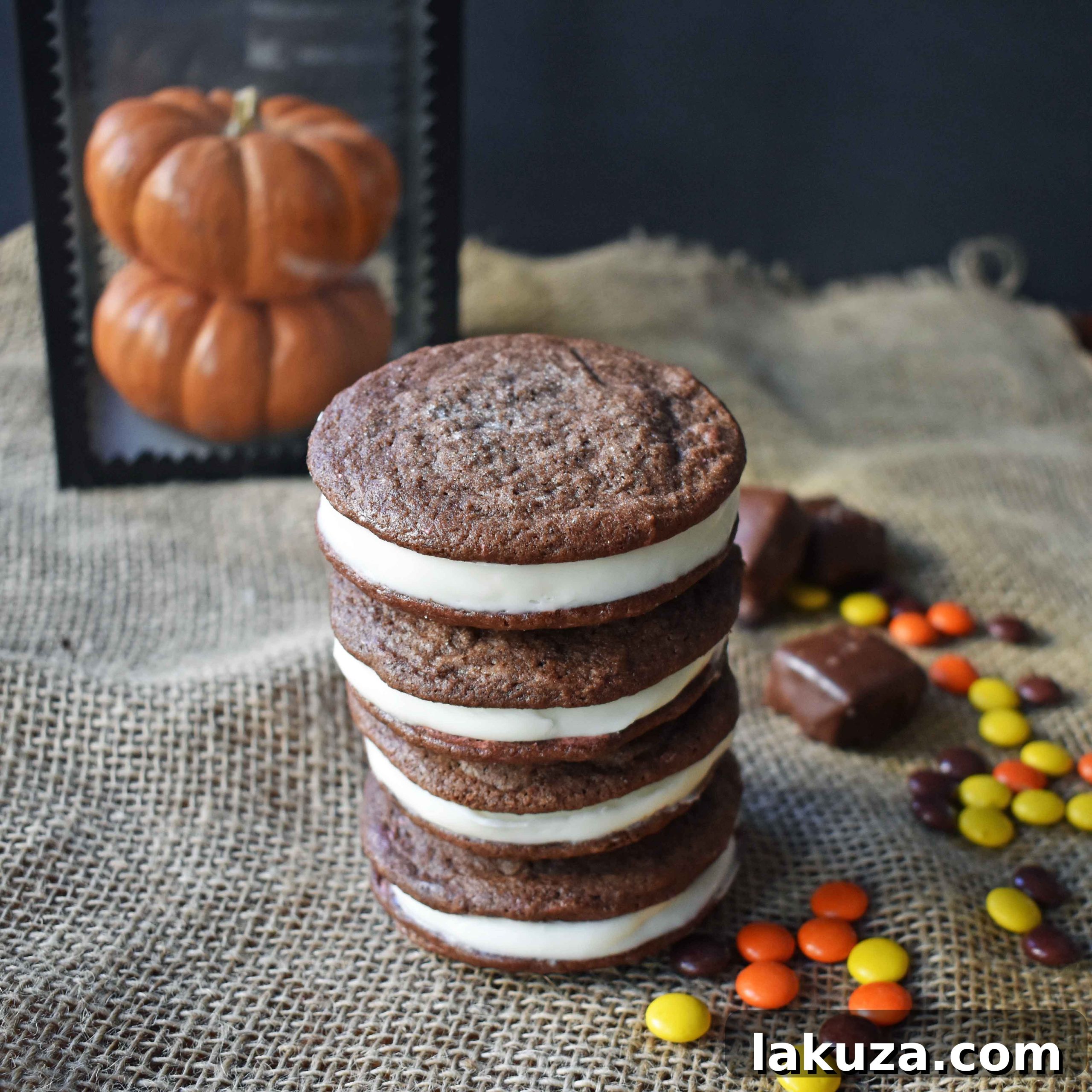 Decadent Homemade Chocolate Sandwich Cookies 3 Homemade Oreo Cookies by Modern Honey. Rich Chocolate Cookies filled with Sweet Buttercream Filling. It's Oreos cookies but so much better.