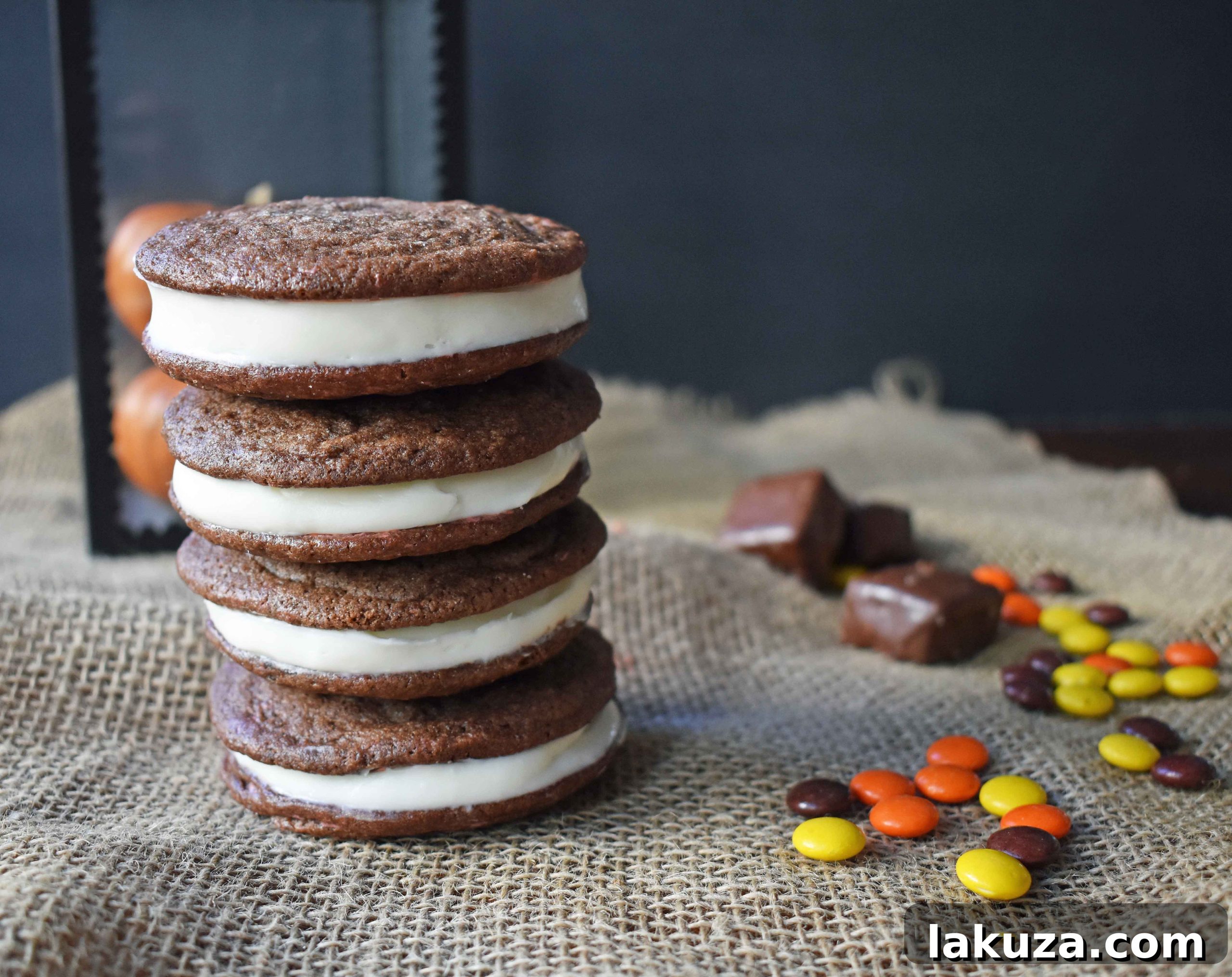 Decadent Homemade Chocolate Sandwich Cookies 4 Homemade Oreo Cookies by Modern Honey. Rich Chocolate Cookies filled with Sweet Buttercream Filling. It's Oreos cookies but so much better.