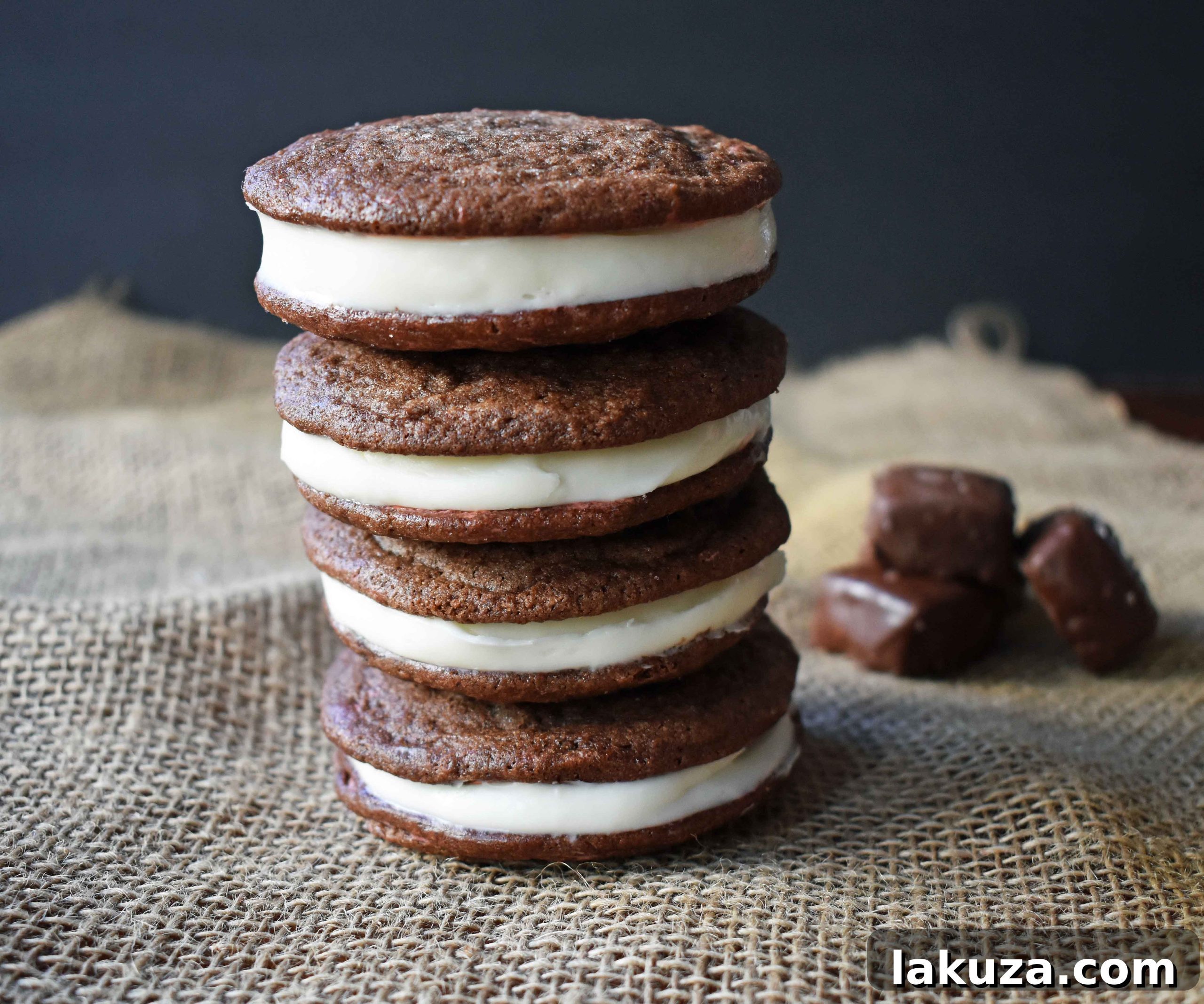 Decadent Homemade Chocolate Sandwich Cookies 7 Homemade Oreo Cookies by Modern Honey. Rich Chocolate Cookies filled with Sweet Buttercream Filling. It's Oreos cookies but so much better.