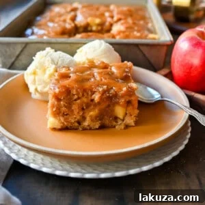 Apple Fritter Cake. Moist homemade apple fritter cake made with fresh apples with a brown sugar glaze. This is the best apple cake recipe and a perfect Fall dessert.