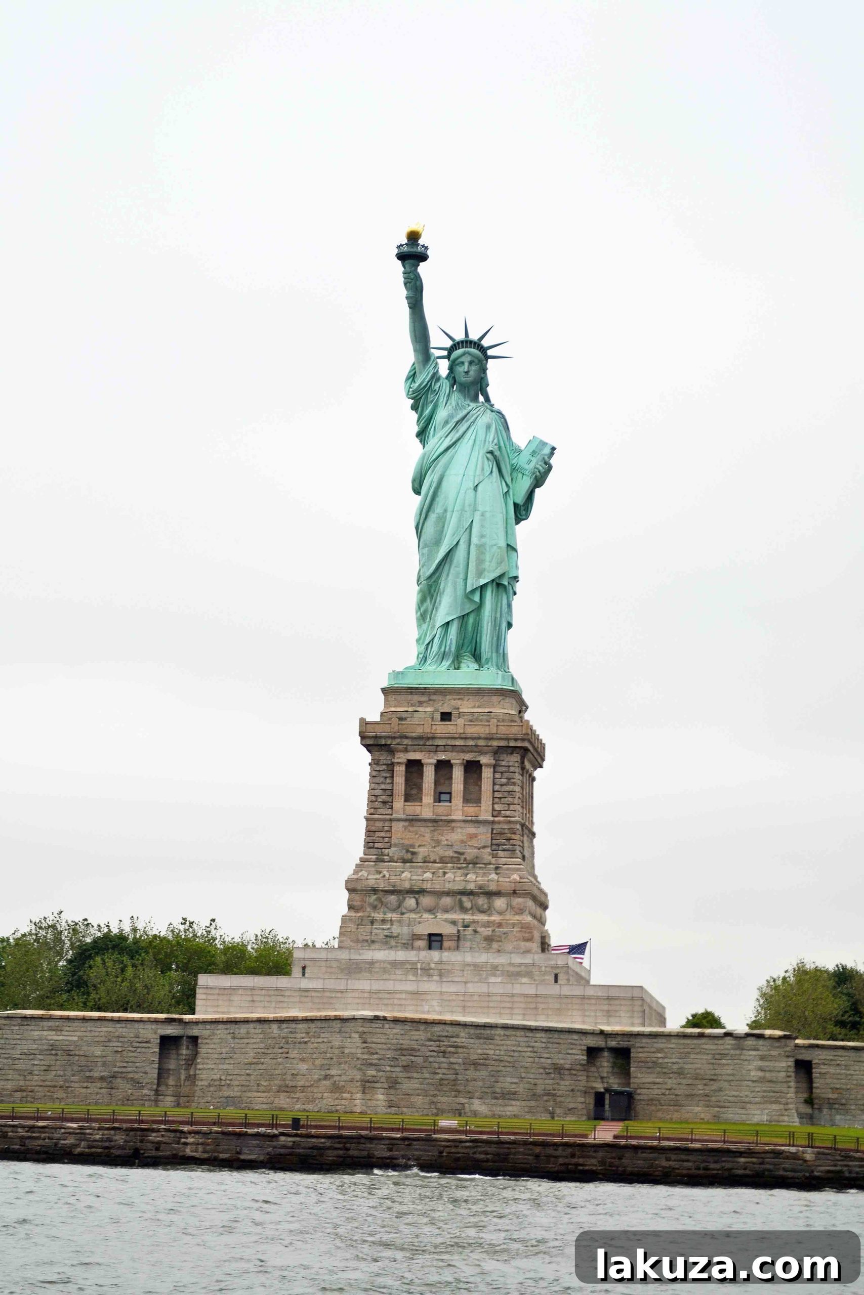 Top Bites and Sights in the Big Apple 21 Statue of Liberty Against the NYC Skyline - Historic Landmark