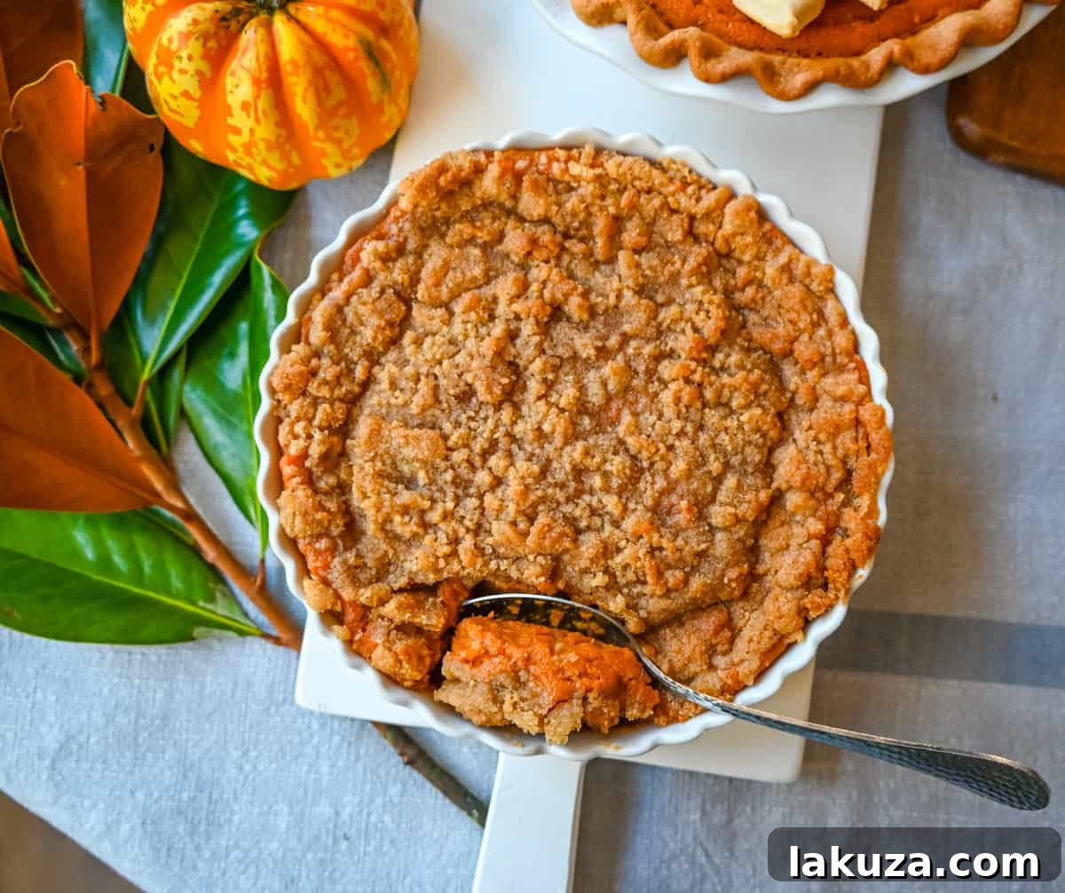 Best Sweet Potato Casserole. This creamy sweet potato casserole with a brown sugar topping is one of the most popular Thanksgiving side dish recipes. Everyone loves it! It is so easy and can be made ahead of time. It is the perfect holiday side dish recipe.