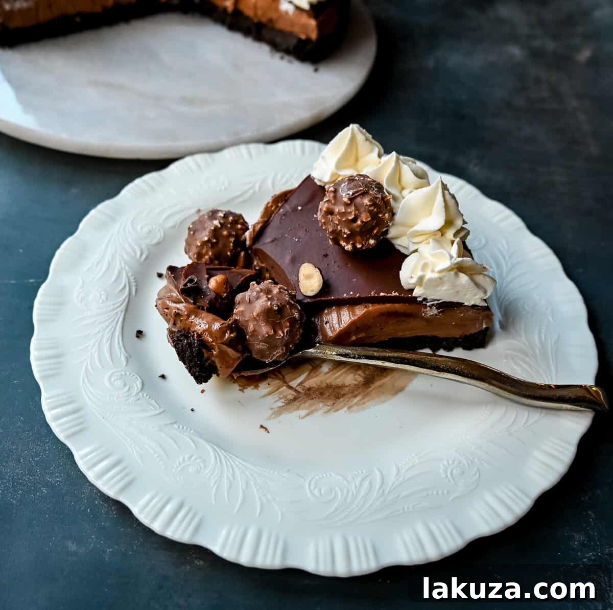 Decadent Nutella Dream Pie 12 Easy No-Bake Chocolate Nutella Cream Pie with an Oreo cookie crust. This creamy Nutella pie is so decadent and delicious!