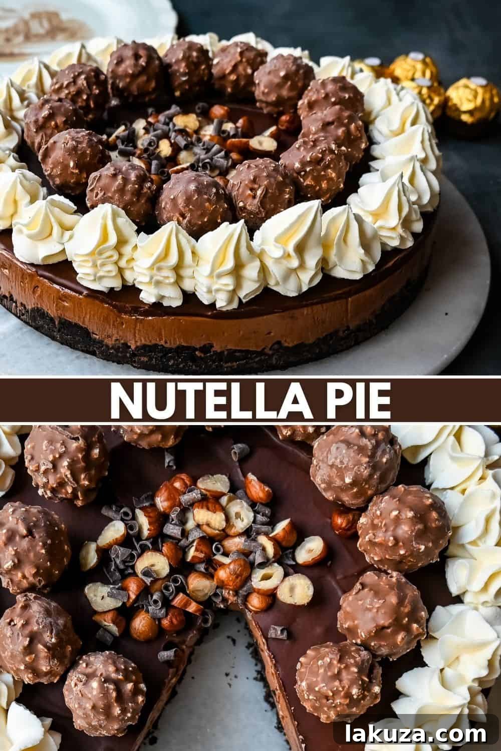 Decadent Nutella Dream Pie 13 Easy No-Bake Chocolate Nutella Cream Pie with an Oreo cookie crust. This creamy Nutella pie is so decadent and delicious!